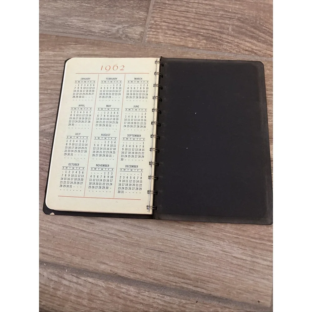 Vintage Ray Houser Insurance Agency Day book 1962 Rare Never Used‎ -new